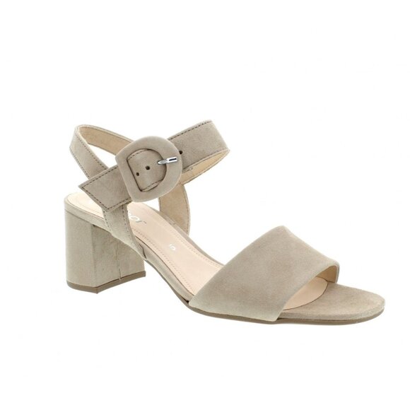 Gabor Kooky Platform Sandal Beige Suede Woman's Size US 9 NEW [jb] - Picture 1 of 16